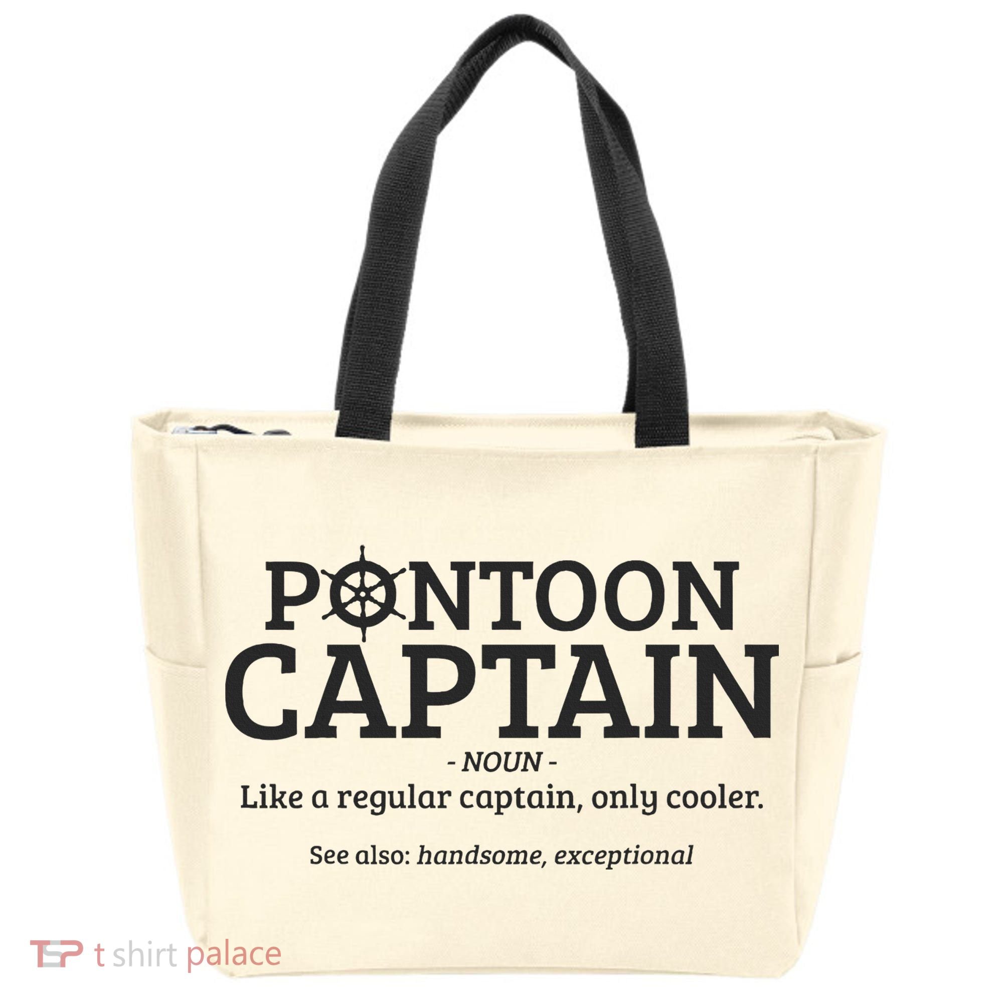 Pontoon Captain Definition Tote Bag