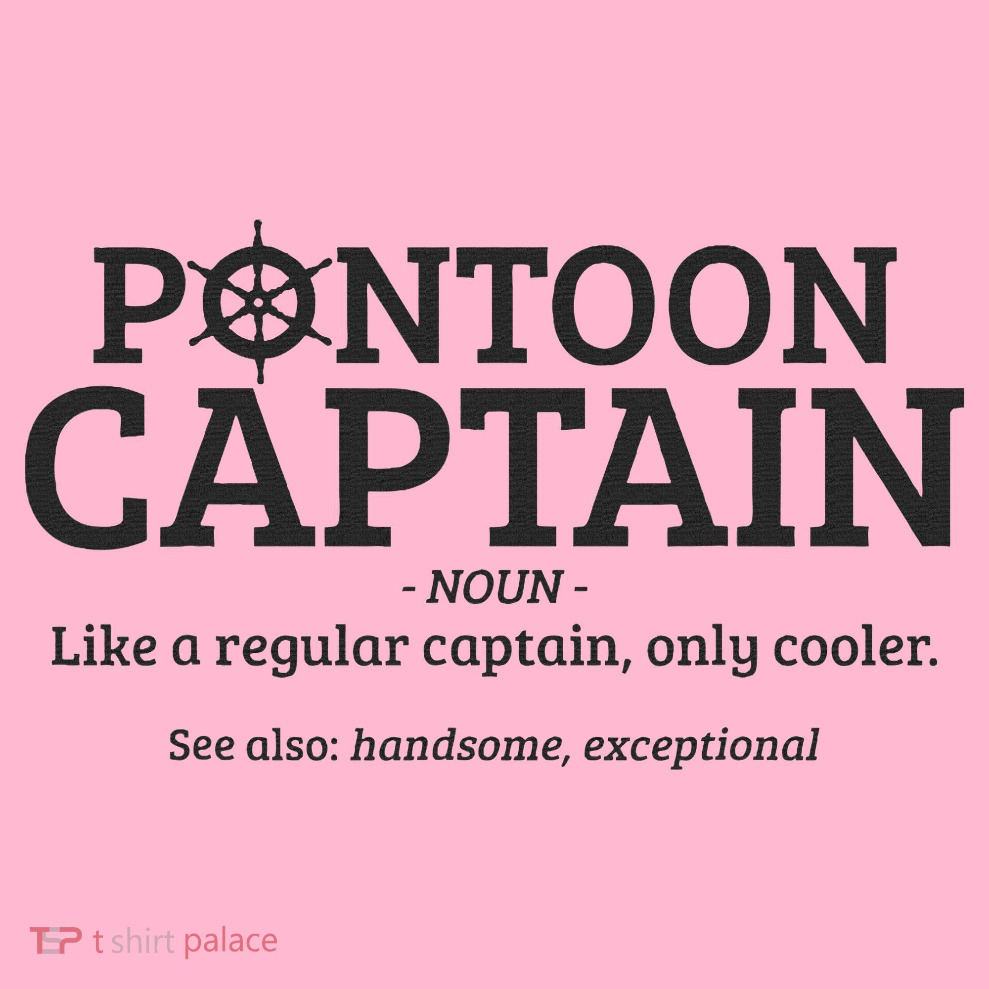 Pontoon Captain Definition Coaster