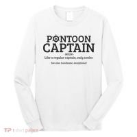 Pontoon Captain Definition Long Sleeve Shirt thumb 0