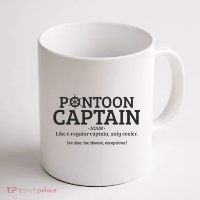 Pontoon Captain Definition Coffee Mug back
