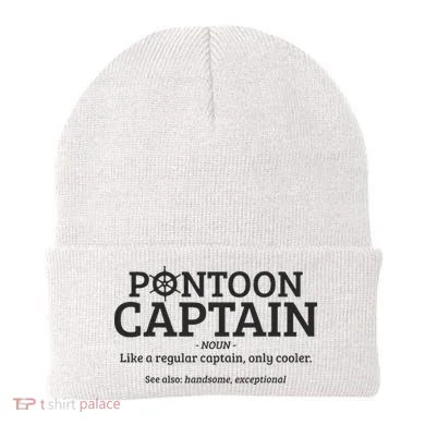 Pontoon Captain Definition Beanie