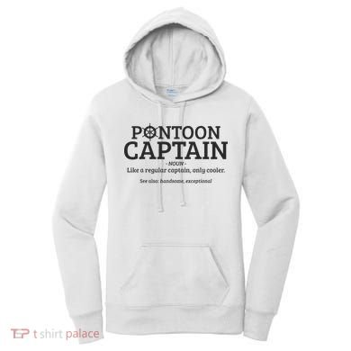 Pontoon Captain Definition Women's Hoodie