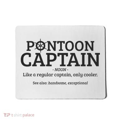 Pontoon Captain Definition Mousepad