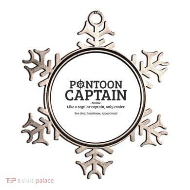 Pontoon Captain Definition Ornament