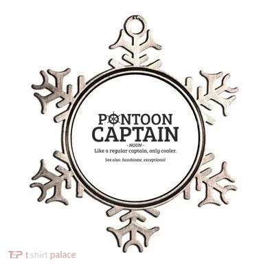 Pontoon Captain Definition Ornament