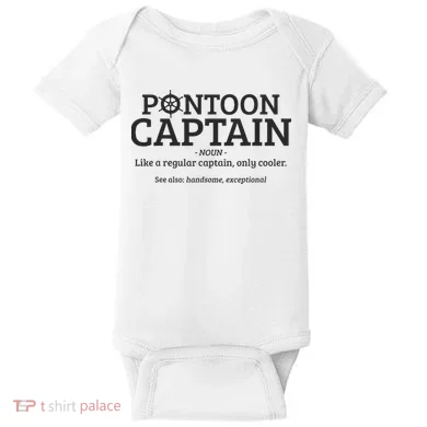Pontoon Captain Definition Baby Bodysuit