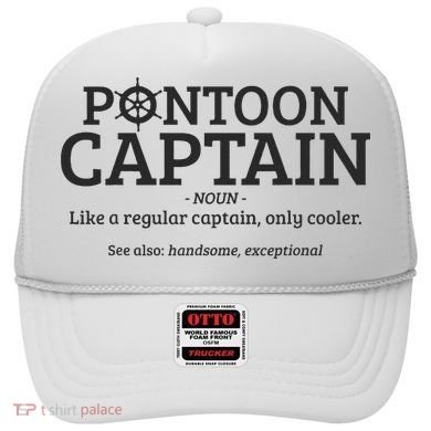 Pontoon Captain Definition Hat