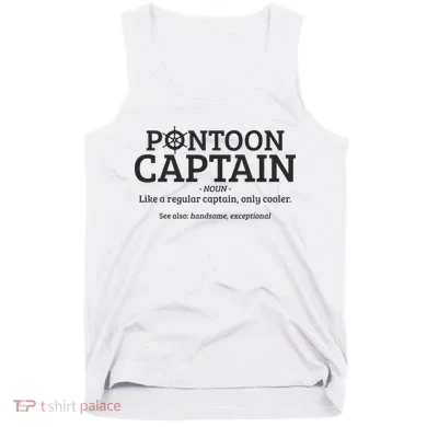 Pontoon Captain Definition Tank Top