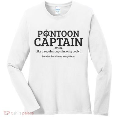 Pontoon Captain Definition Women's Long Sleeve Shirt