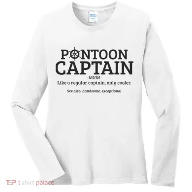 Pontoon Captain Definition Women's Long Sleeve Shirt