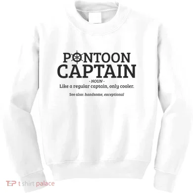 Pontoon Captain Definition Kids Sweatshirt