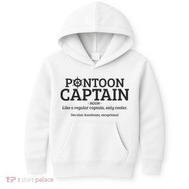 Pontoon Captain Definition Kids Hoodie