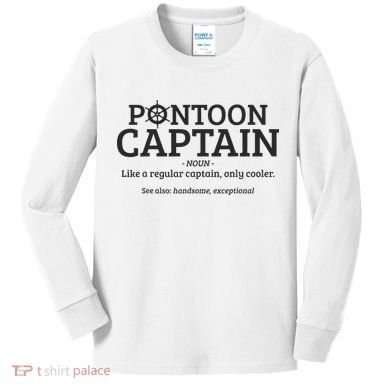 Pontoon Captain Definition Kids Long Sleeve Shirt