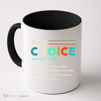 Pro Choice Definition Feminist Women's Rights Retro Vintage Gift Coffee Mug