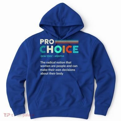 Pro Choice Definition Feminist Women's Rights Retro Vintage Gift Hoodie