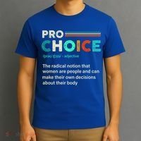 Pro Choice Definition Feminist Women's Rights Retro Vintage Gift T-Shirt thumb 3