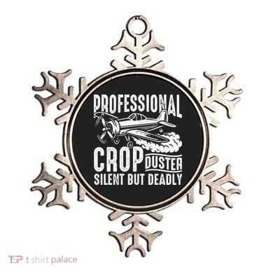 Professional Crop Duster Funny Silent But Deadly Ornament