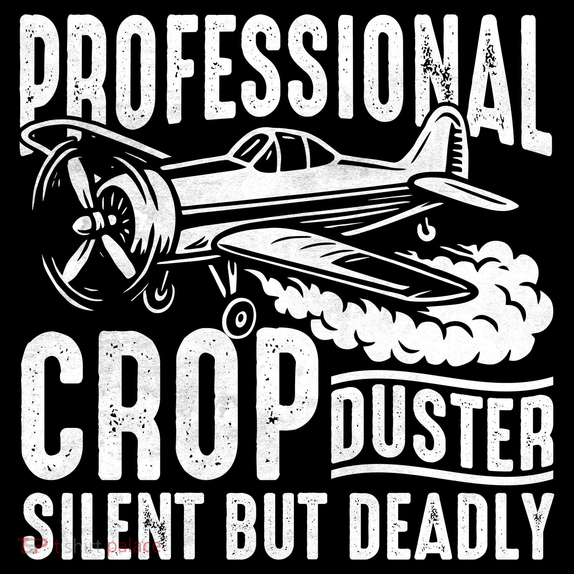 Professional Crop Duster Funny Silent But Deadly Ornament
