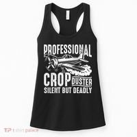 Professional Crop Duster Funny Silent But Deadly Women's Tank Top thumb 0