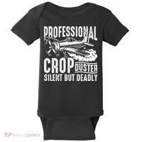 Professional Crop Duster Funny Silent But Deadly Baby Bodysuit thumb 0