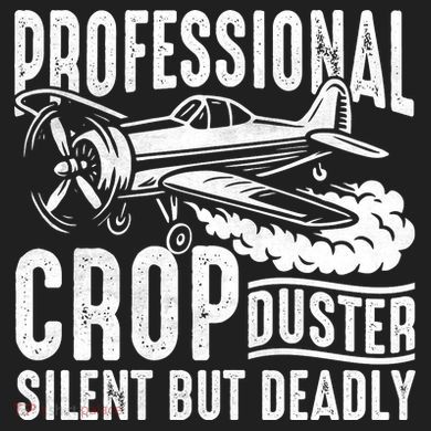 Professional Crop Duster Funny Silent But Deadly Sport-Tek Posi-UV Pro Polo