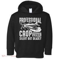Professional Crop Duster Funny Silent But Deadly Toddler Hoodie thumb 0