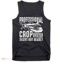 Professional Crop Duster Funny Silent But Deadly Tank Top thumb 0