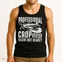 Professional Crop Duster Funny Silent But Deadly Tank Top thumb 3