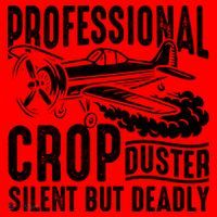 Professional Crop Duster Funny Silent But Deadly Santa Hat thumb 1