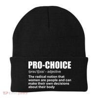 Pro Choice Definition Beanie thumb 0