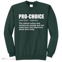 Pro Choice Definition Sweatshirt thumb 0