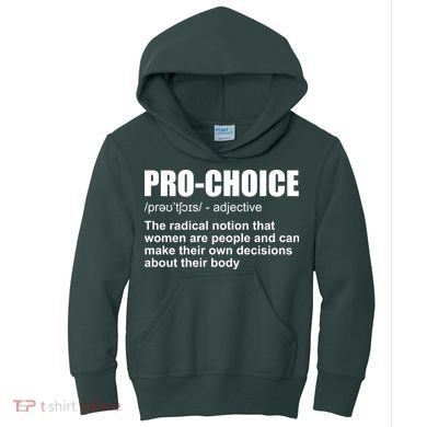 Pro Choice Definition Kids Hoodie