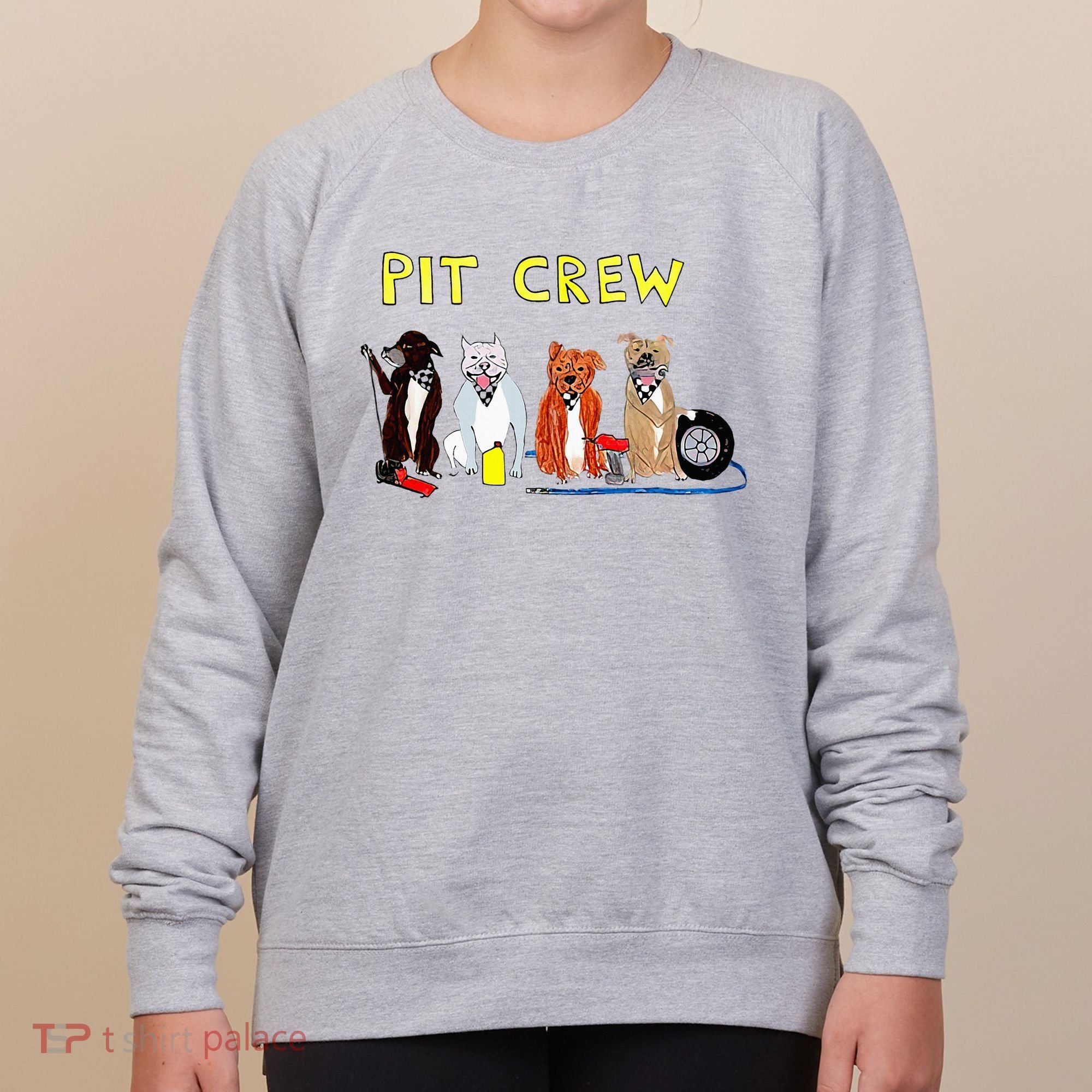 Pit Crew Dogs Funny For Women Women's Sweatshirt