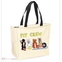 Pit Crew Dogs Funny For Women Tote Bag thumb 2