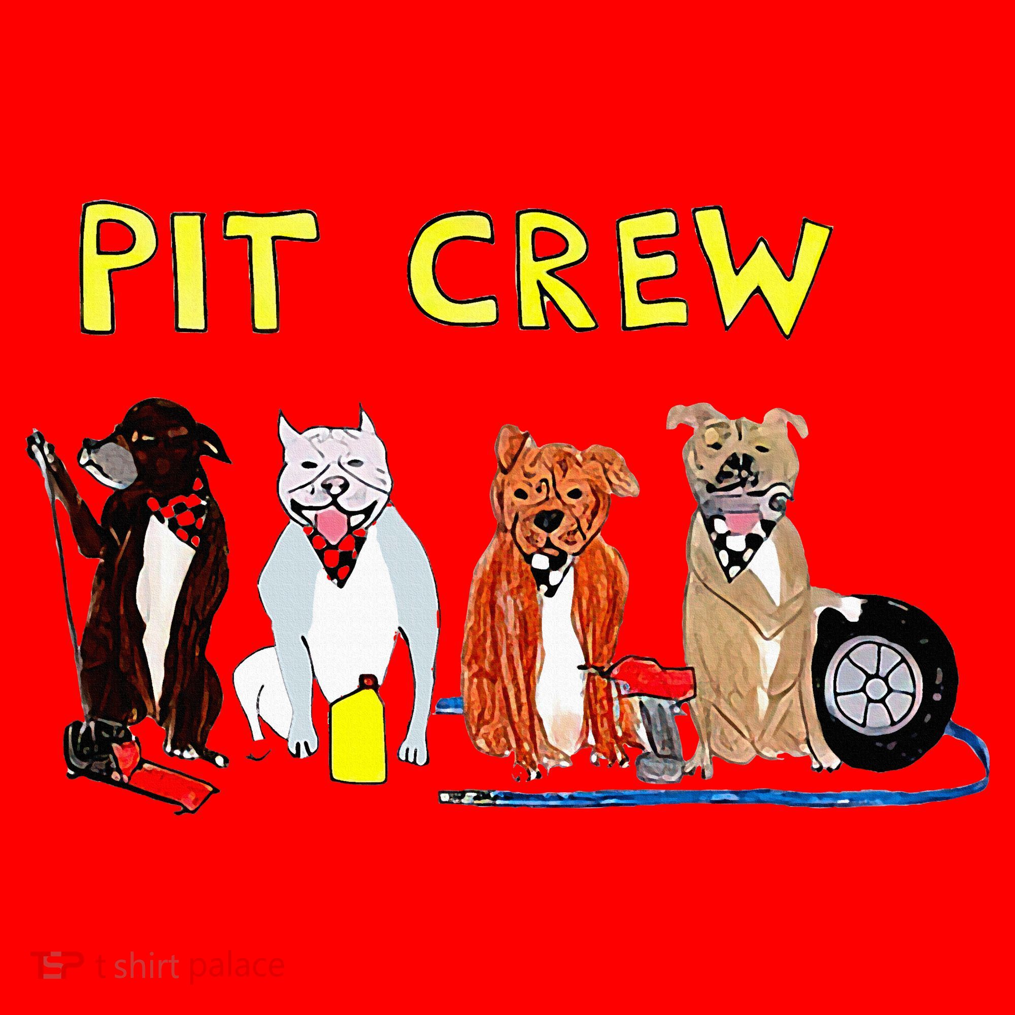 Pit Crew Dogs Funny For Women Santa Hat