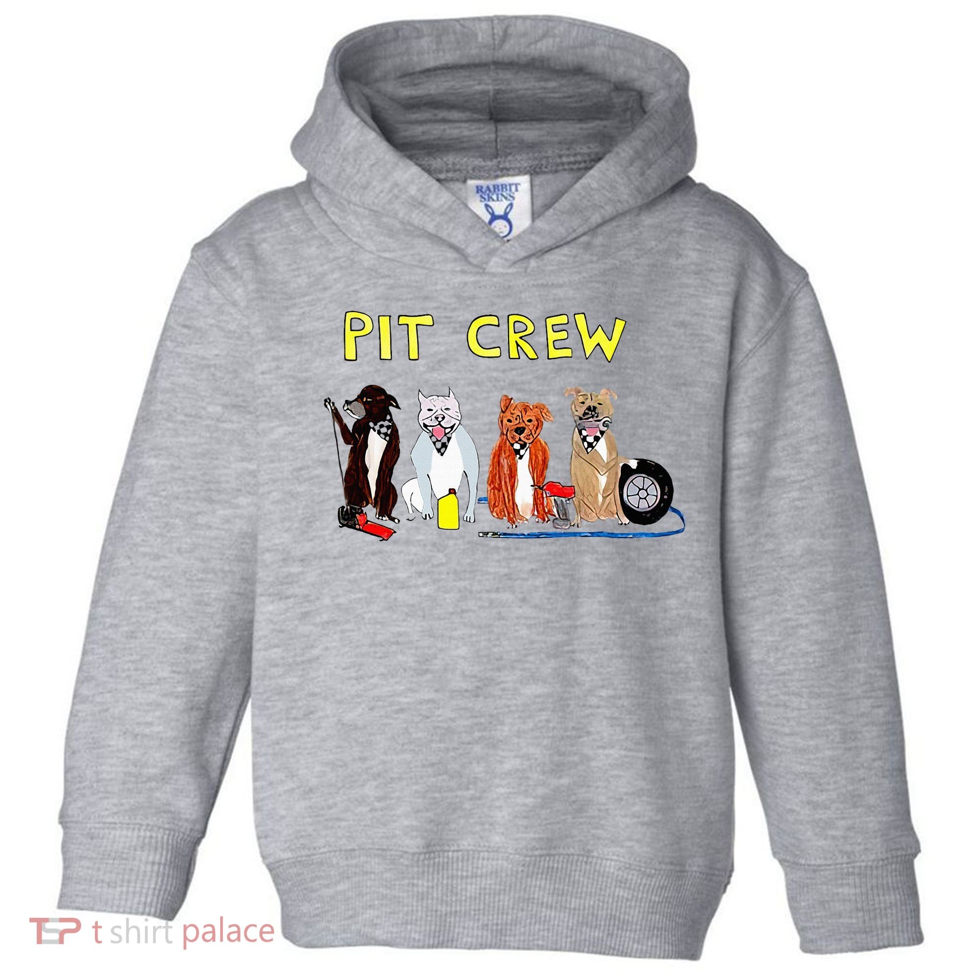 Pit Crew Dogs Funny For Women Toddler Hoodie