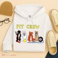 Pit Crew Dogs Funny For Women Hoodie thumb 4