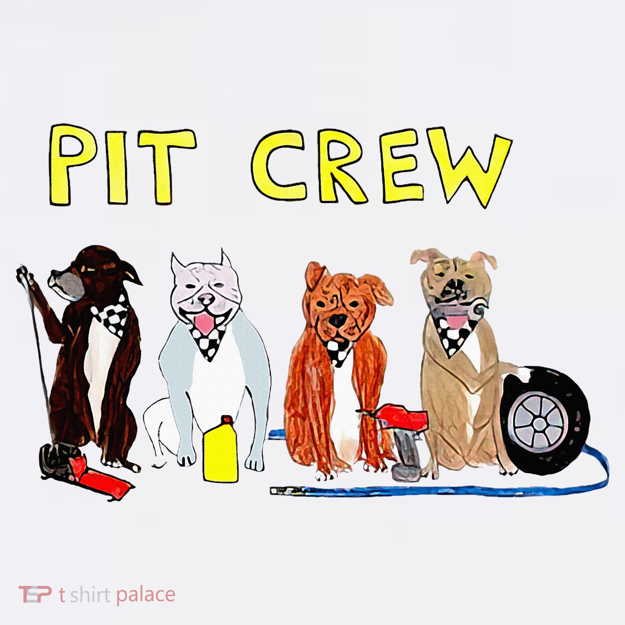 Pit Crew Dogs Funny For Women Sweatshirt