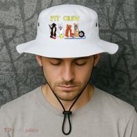 Pit Crew Dogs Funny For Women Bucket Hat thumb 2