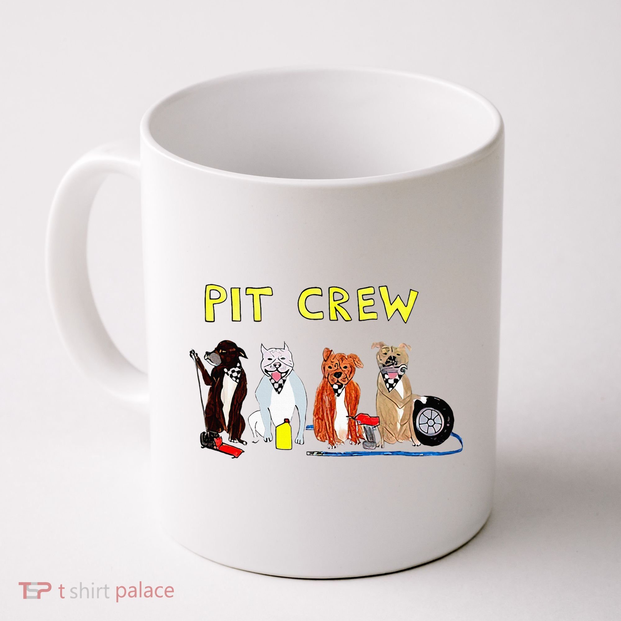 Pit Crew Dogs Funny For Women Coffee Mug