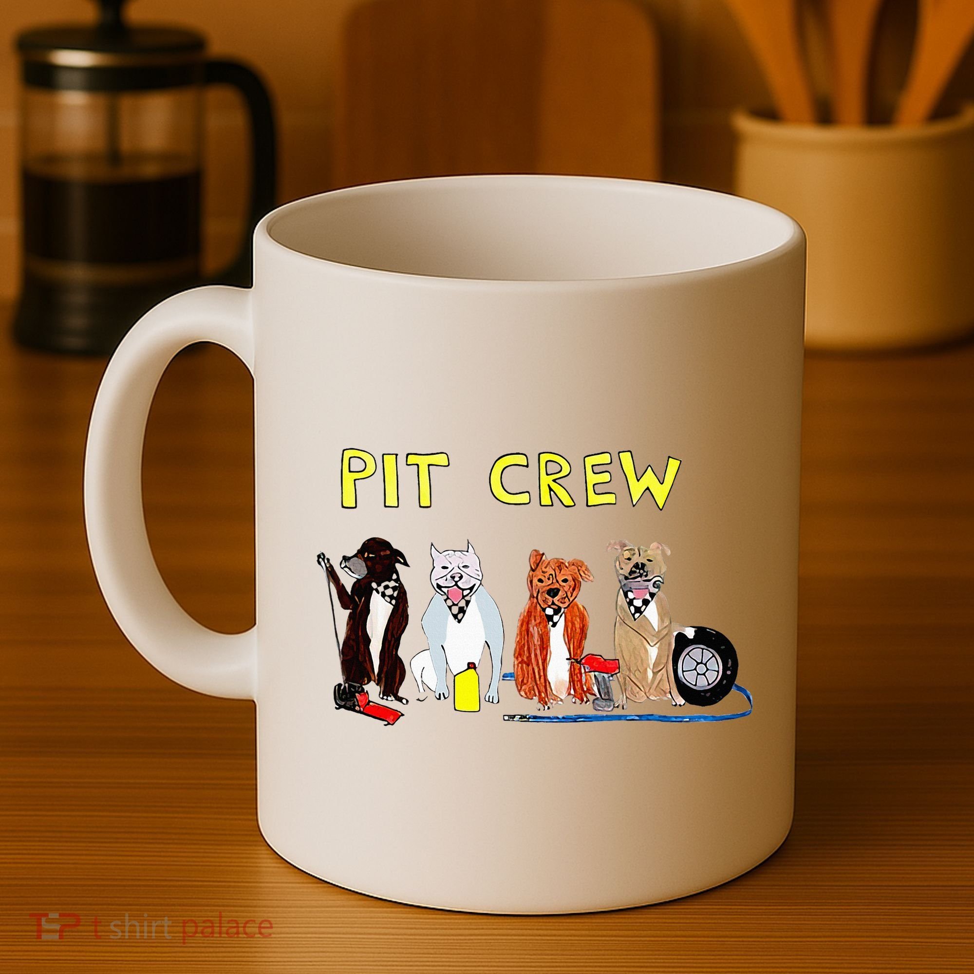 Pit Crew Dogs Funny For Women Coffee Mug