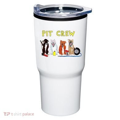 Pit Crew Dogs Funny For Women Tumbler