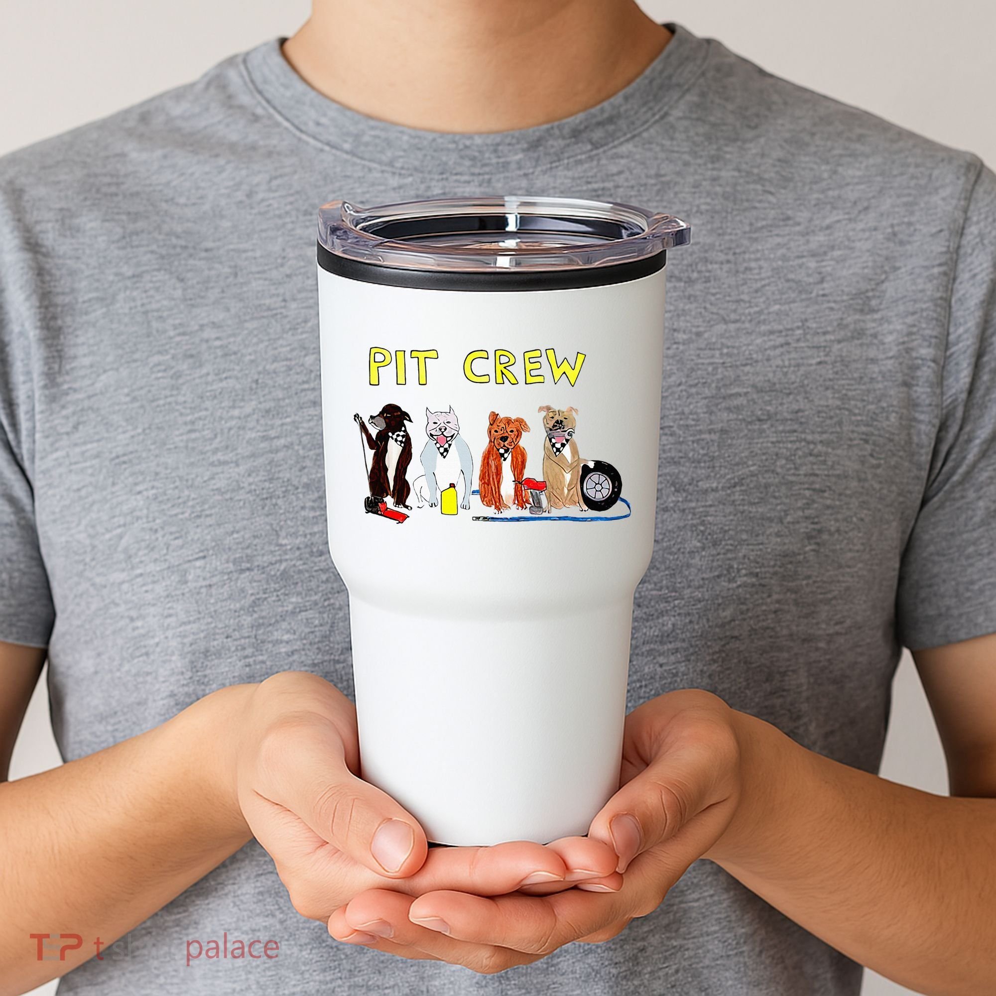 Pit Crew Dogs Funny For Women Tumbler