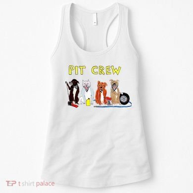 Pit Crew Dogs Funny For Women Women's Tank Top