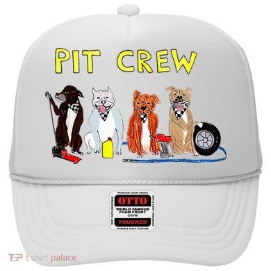 Pit Crew Dogs Funny For Women Hat