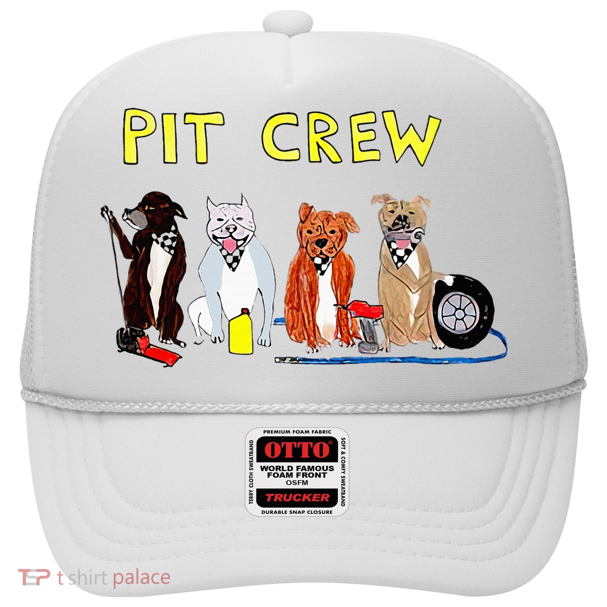 Pit Crew Dogs Funny For Women Hat