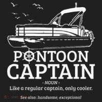 Pontoon Captain Definition Funny Pontoon Boat Boating Gift Women's Sweatshirt thumb 2