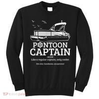 Pontoon Captain Definition Funny Pontoon Boat Boating Gift Sweatshirt thumb 0