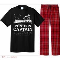 Pontoon Captain Definition Funny Pontoon Boat Boating Gift Pajama Set thumb 0
