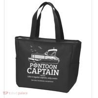 Pontoon Captain Definition Funny Pontoon Boat Boating Gift Tote Bag thumb 3